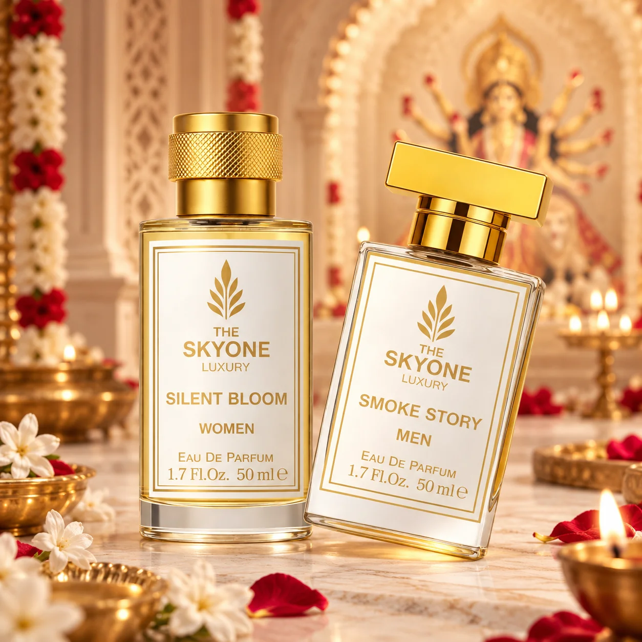 Smoke Story + Silent Bloom – Couple Edition (2 × 50 ml EDP)