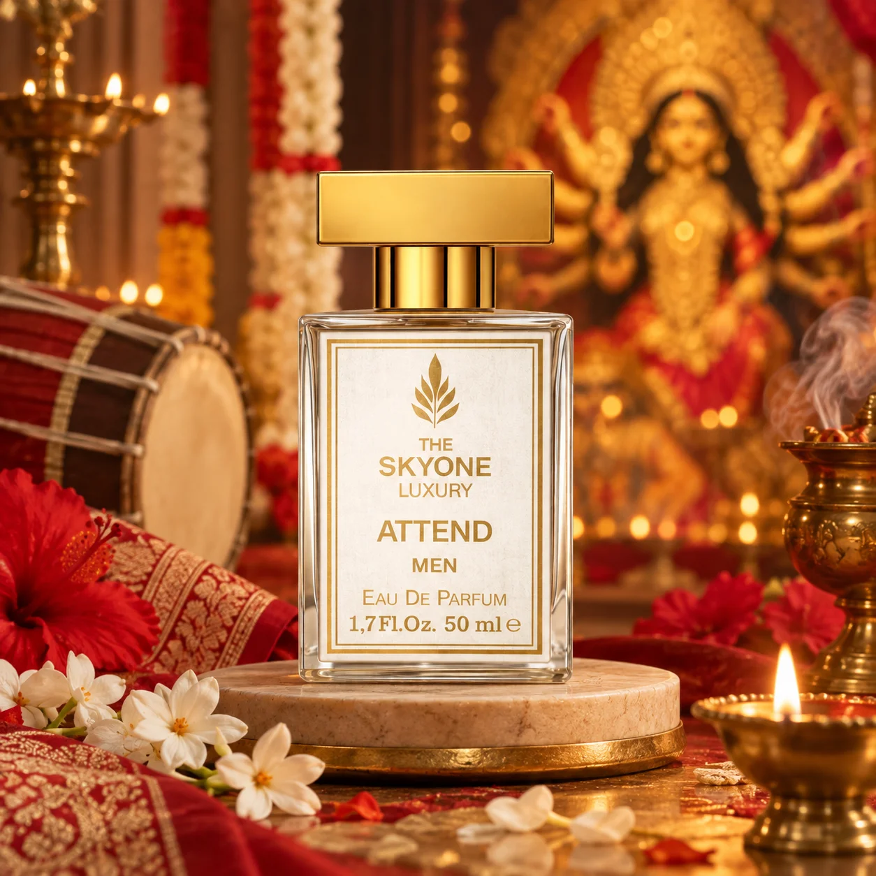 Attend Luxury Men’s Perfume (EDP) 50ml | Long Lasting 12-Hour Fresh Woody Fragrance