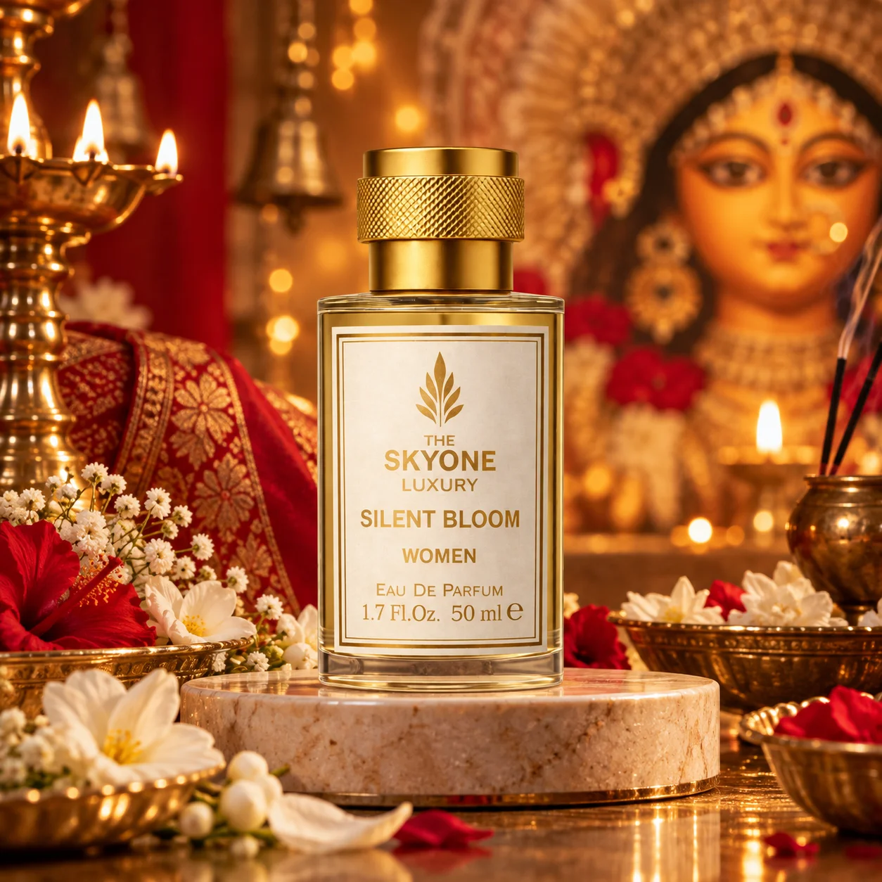 Silent Bloom Luxury Women’s Perfume (EDP) 50ml | Long Lasting 10-Hour Floral Sweet Fragrance