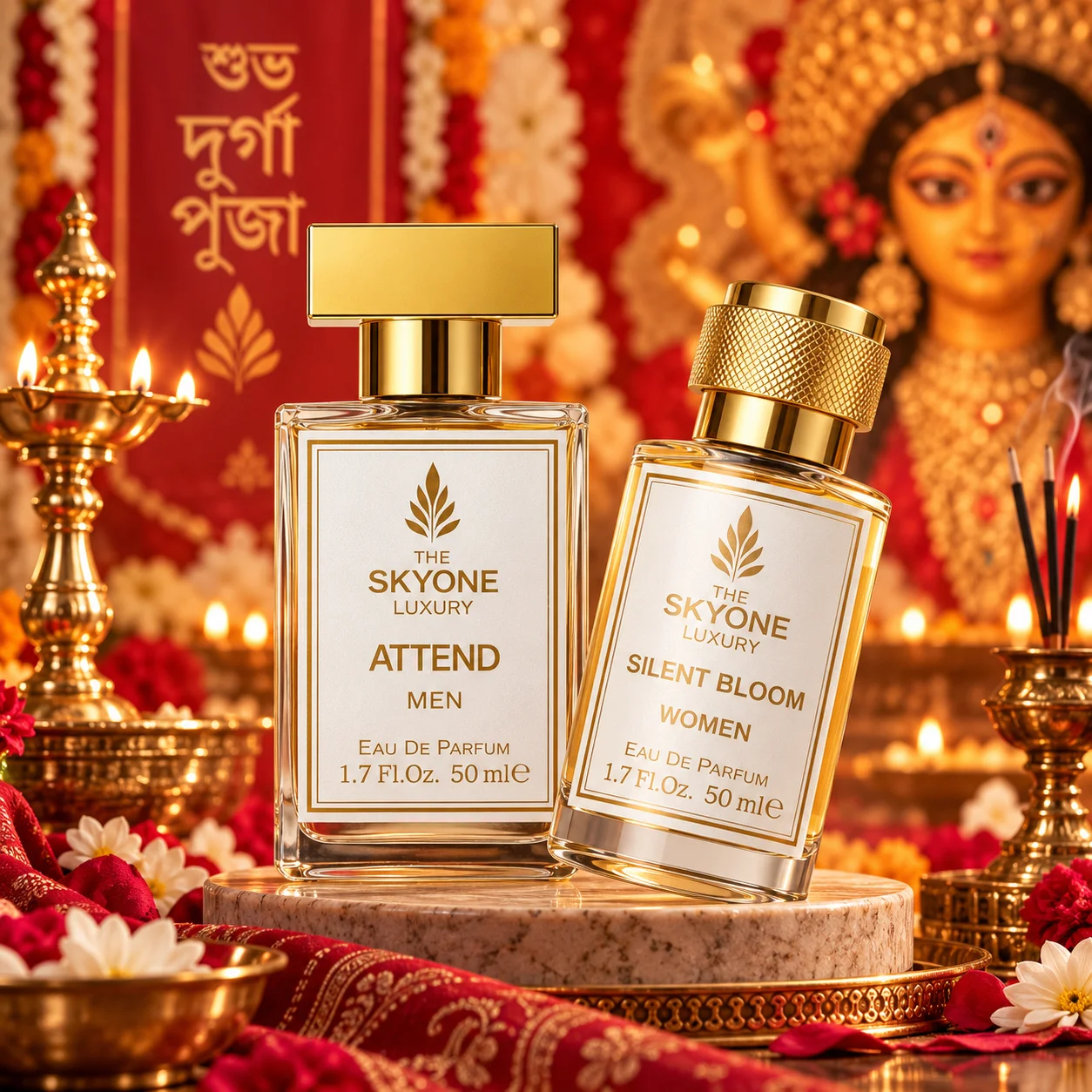 Attend + Silent Bloom – Couple Edition (2 × 50 ml EDP)